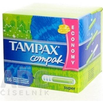 Tampax COMPAK SUPER tampón 16 ks