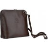 NovaKabelka.sk Grana Cafe kožená talianska crossbody kabelka cafe
