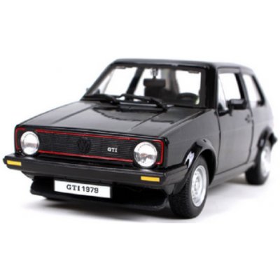 Bburago Volkswagen Golf MK1 GTI čierna 1:24