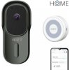 iGET HOME Doorbell DS1 Anthracite + Chime CHS1 White