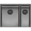 Reginox Nerezový drez Reginox New York 34x40+18x40, R39205, Gun Metal R39205