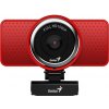 Webkamera GENIUS ECam 8000 red, s rozlíšením Full HD (1920 x 1080 px), fotografia až 2 Mpx (32200001407)
