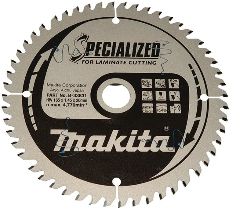 Makita B-29452 Pílový kotúč Ø165 x 20mm 52Z