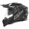 Nox Prilba Dual off road N312 Vapor čierna titánová XL