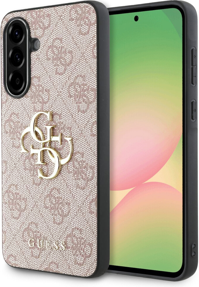 Guess Big 4G Logo Classic Logo case Samsung Galaxy A36 pink GUHCSA364GMGPI