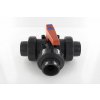 Steinbach PVC trojcestný guľový ventil PN10 / DA 50 - 1 ks