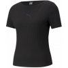 Puma Her Ribbed Slim Tee W 531917 01 (87589) Black M
