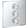 Grohe Grohtherm SmartControl - Ventil pod omietku na 3 spotrebiče, chróm - 29127000