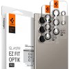 Spigen Glass TR EZ Fit Optik Pro 2 ks sivá - Samsung Galaxy S24 Ultra (AGL07426)
