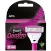Wilkinson Sword Quattro For Women náhradné brity 3 ks