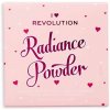 Makeup Revolution I Heart Revolution Radiance Powder Transparentný rozjasňujúci púder 12 g