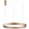 Italux PND-56215-080RPP-GD LED závesné stropné svietidlo Brasco Down | 60W integrovaný LED zdroj | 3000lm | 3000+4000K