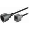PREMIUMCORD Prodlužovací přívod 230V s EURO konektorem C14 (IEC connection) , 20cm