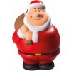 Antistresová loptička Squeezies Santa Claus - červený