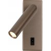 Italux WL-46376-1-CF LED bodové nástenné svietidlo Nova | 3W LED | 153lm | 3000K