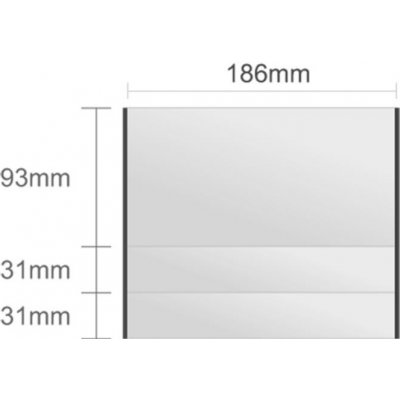 Triline Ac126/BL nástenná tabuľa 186x155mm Alliance Classic /93+31+31
