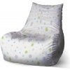Sablio Sedací vak Bean Farebné bodky - 100 x 90 x 45 cm