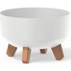Kvetináč plast biely Prosperplast 37,9 cm x 37,9 x 19,5 cm