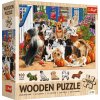 TREFL Drevené puzzle Psie priateľstvo 1000 dielikov