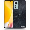 Picasee silikónový čierny obal pre Xiaomi 12 Lite - Black marble