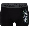 eKAPO Fitness Kapo bamboo boxerky M čierna