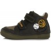 Detské chlapčenské kožené topánky D.D.step khaki A040-357A 31
