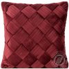 Zamatová obliečka na vankúš SONIA 45x45 cm bordová