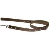 COBBYS PET Vodidlo z pravej kože hnedé, podšité, zdobené striebornými hviezdičkami 20mm/120cm