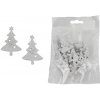 Dekorácia Vianočný stromček, 20 ks D6640