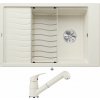 Blanco ELON XL 6 S biela soft 527069 + odkvapová mriežka + Blanco DARAS-S biela soft 526937