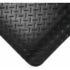 Čierna gumová protiúnavová rohož - dĺžka 150 cm, šírka 90 cm, výška 1,5 cm
