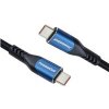 PremiumCord USB-C kabel, 0.5m/5A/100W/20Gbits
