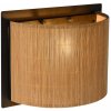 Lucide 03229/01/30 nástenná lampa Magius 1x40W | E27 - ratan, stmievateľná