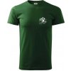 Bowling kolky - Klasické pánske tričko vyššej gramáže - 3XL ( Fľaškovozelená )