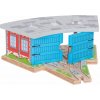 Bigjigs Rail Trojité depo s vrátami