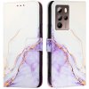 VSETKONAMOBIL 79790 ART MARBLE Peňaženkový kryt pre HTC U24 Pro PURPLE