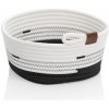 Kela Košík Hedda 25 cm zmes bavlna/polyester bielo-čierna KL-24457