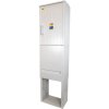 SFOS E2RP/F+ZD900 elektromerový trojfázový dvojtarifný rozvádzač v pilieri s káblovým priestorom a zemným dielom - SSE