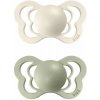 BIBS Couture anatomické cumlíky z prírodného kaučuku 2ks - veľkosť 1 (Ivory / Sage)