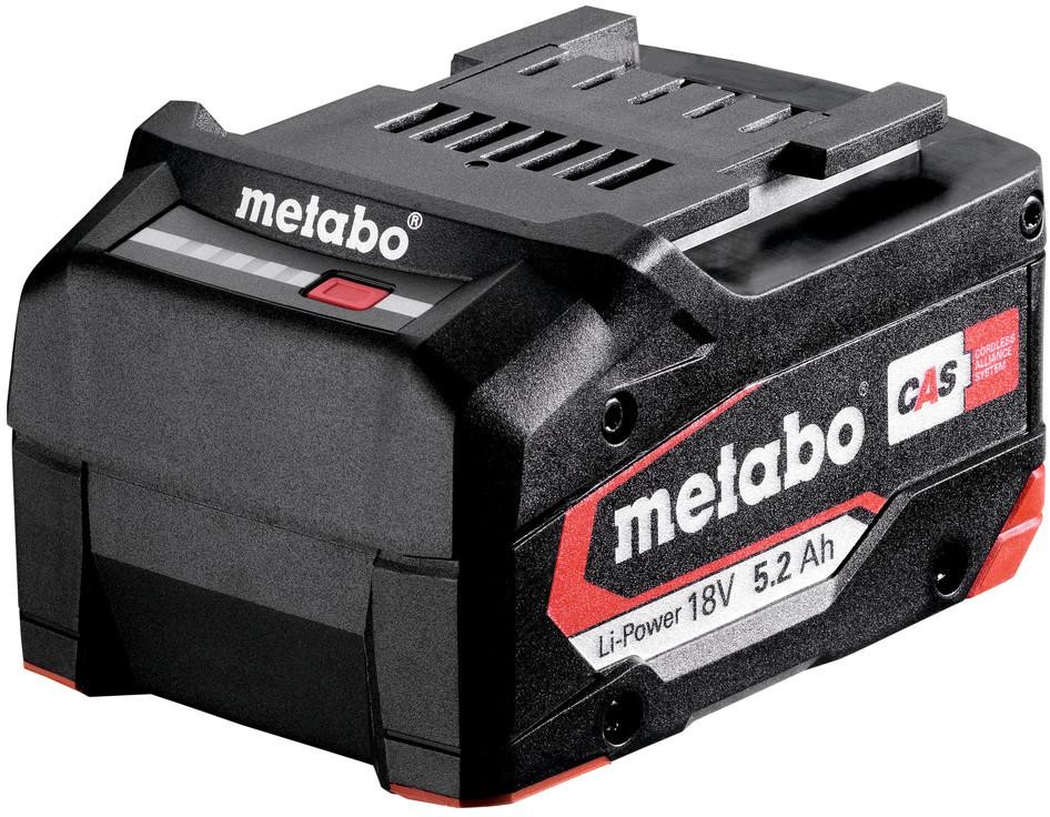 Metabo 18 V, 5,2 Ah, Li-Power