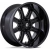 FUEL Fuel Darkstar 10x20 Blank ET-18 Gloss Black Milled 78.1