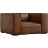 Koňakovohnedé kožené kreslo Madame - Windsor & Co Sofas