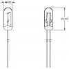 Barthelme 21616500 špeciálna žiarovka číra T1 1/4 WT 16 V 50 mA 1 sada; 21616500