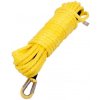 Syntetické lano s očnicí 14 mm (DYNEEMA) 30 m, žluté