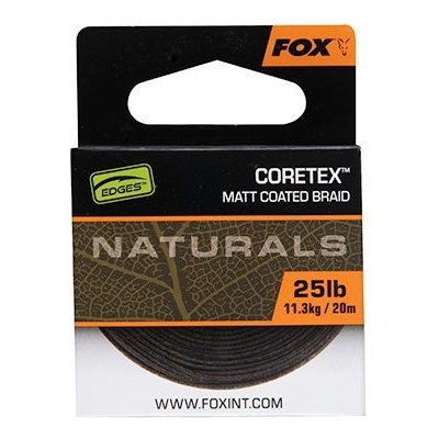 Fox Edges šnúra Naturals Coretex 20m 25lb