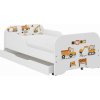 Detská posteľ s matracom a zásuvkou, WORK