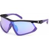 Slnečné okuliare ADIDAS Sport SP0055 - Black / Gradient Or Mirror Violet