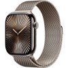 Apple Watch Series 10 46 mm Cellular prírodný titán s prírodným milánskym ťahom M/L MWYC3QC/A