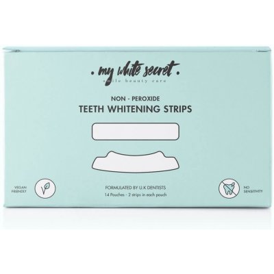 My White Secret Bieliace pásiky na zuby Whitening Strips 14 ks