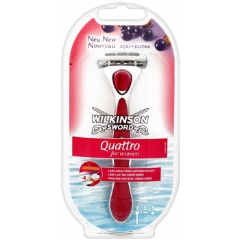 Wilkinson Sword Quattro for Women + 1 ks hlavice